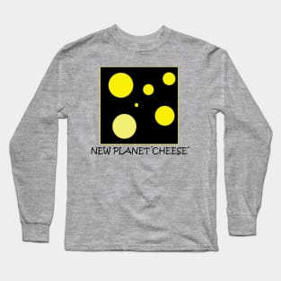 Planet and Cheese Long Sleeve T-Shirt